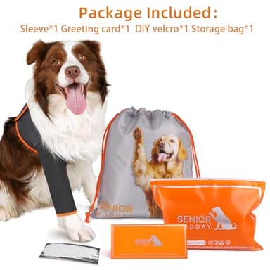 Dog Recovery Suit, Recovery Sleeve for Front Leg,Cone Collar Alternative,Chest 20.5"-27" Leg Wound Surgery Elbow Protector Machine Washable,Prevent Licking,Bite,Wet (Right, M) - Image 6