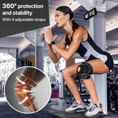 DR. BRACE ELITE Knee Brace with Side Stabilizers & Patella Gel Pads for Maximum Knee Pain Support and fast recovery for men and women-Please Check How To Size Video (Mercury, Medium) - Image 5