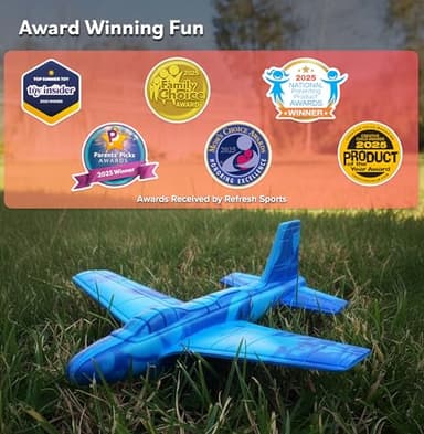 Foam Airplanes - Stocking Stuffers for Kids All Ages 4 5 6 7 8 9 + Year Old - Best Toy Gift - Boy Toys Stocking Stuffer Gifts - Air Plane Gift Idea - Easter Basket Gifts for Boys & Girls Party Favors - Image 7