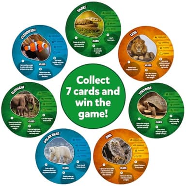 Skillmatics Guess in 10 Animal Picture Clues, Perfect for Boys, Girls, Kids, and Families Who Love, Card Games, Educational Games, Board Games, Gifts for Ages 6, 7, 8, 9 and Up - Image 5