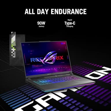 ASUS ROG Strix G16 Gaming Laptop, 16” Nebula Display 16:10 QHD 240Hz, GeForce RTX 4060, Intel® Core™ i9-14900HX, 16GB DDR5-5600, 1TB PCIe SSD, Wi-Fi 6E, Windows 11, G614JVR-ES94 - Image 8