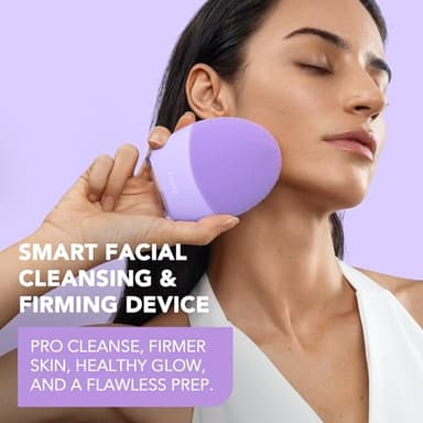 FOREO LUNA 4 Face Cleansing Brush - Firming Face Massager - Anti Aging Care - Enhances Absorption - Simple Skin Care Tools - Sensitive Skin - Image 2