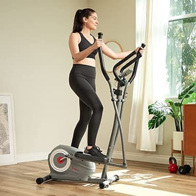 Sunny Health & Fitness Essentials Series Smart Elliptical Trainer with Exclusive SunnyFit® App Enhanced Bluetooth Connectivity - SF-E322002 - Image 9
