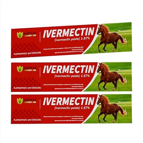 Ivermectin Horse Paste 1.87% – Apple Flavored – 6.08g Tube – for Horses Up to 1250 lb - Image 1