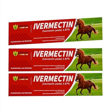 Ivermectin Horse Paste 1.87% – Apple Flavored – 6.08g Tube – for Horses Up to 1250 lb - Image 1