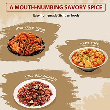 52USA Szechuan Peppercorns, Authentic Sichuan Peppercorns 8OZ, Mala Pepper, Unique Numbing, Essential for Mapo Tofu, Kung Pao Chicken, Asine Cusine, Sichuan Red Peppercorn, Whole Chinese Peppercorn - Image 3