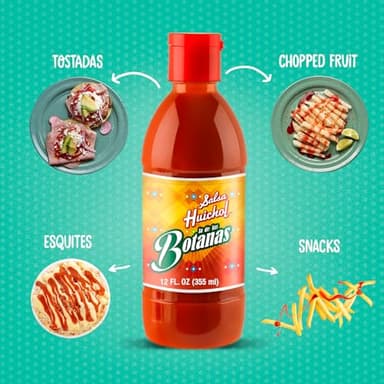 Salsa Huichol Botanas – 15-Pack (12.17 oz Each) – Made with Natural Ingredients, No Artificial Essences – Perfect for Popcorn, Chips, Sausage, and Any Other Snack - Image 4