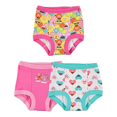 Sesame Street Unisex Baby With Elmo, Cookie Monster And Big Bird Includes Stickers Success Chart Sizes 18m, 2t, 3t, 4t Potty Training Pants Multipack, 3-pack Training Pant_b, 18 Months US - Image 1