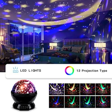 Car Truck Night Light Projector Toys for Boys Age 3-5 Toddler Tractor Nightlights 360 Degree Rotation with 17 Colors Changing Baby Ceiling Light Projector for Boys Girls Bedroom Decoration - Image 4