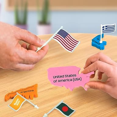 Imagimake Mapology World Map Puzzle - Includes Country Flags & Capitals | Fun Jigsaw Puzzle Kids Ages 5-8 | Educational Toys for Ages 8-13 | Geography Gifts for Girls & Boys 5, 6, 7, 8, 9, 10, 11, 12 - Image 5