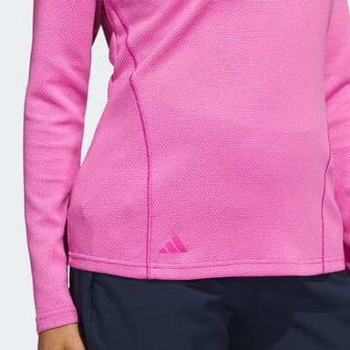 adidas Women's Standard Quarter Zip Pullover, Lucid Fuchsia, Medium - Image 8