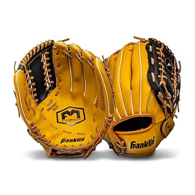 Franklin Sports Baseball and Softball Glove - Fieldmaster Adult + Youth Baseball Gloves - Men's + Women's Infield + Outfield Mitt - Right Hand Throw - 12" - Image 2