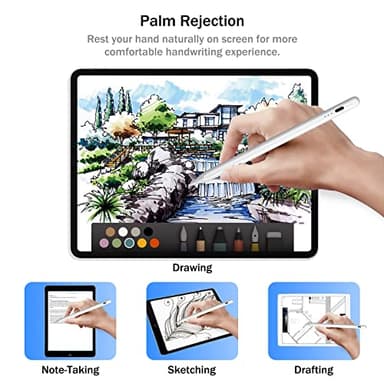 Cisteen Stylus Pen for iPad 2025-2018 with Faster Charge,Tilt Sensor Pencil Compatible with iPad 10/9/8/7/6,11th A16,Air 11/13 M2/M3,Pro 11/13 M4,Pro 12.9",Air 5/4/3,Mini 7/6/5 - Image 5