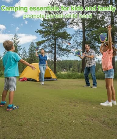 Qrooper Toss and Catch Ball Game Kids Toys for 3 4 5 6 7 8 Year Old Boys Girls Birthday Gift, Outdoor Games Camping Yard Play Outside Beach Pool Toys for Kids Ages 4-8 8-12 Toddler Baseball Glove - Image 8