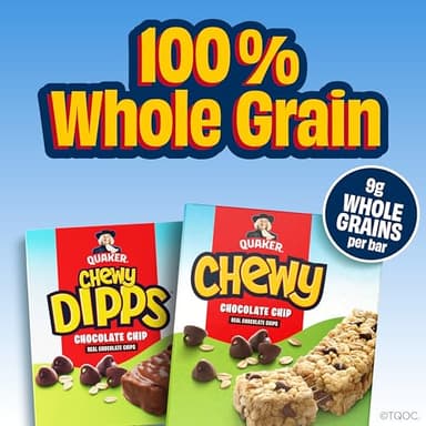Quaker Chewy Granola Bars, Chocolate Chip, 58 Count - Packaging May Vary - Image 8
