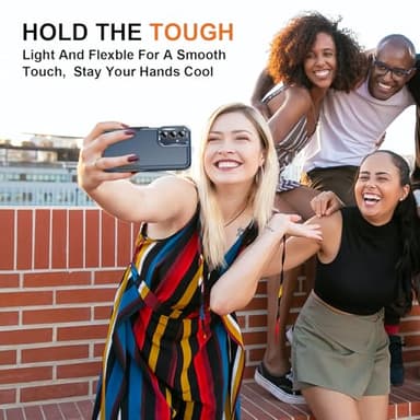 Ezanmull for Samsung Galaxy A16 5G Phone Case, [Military Grade Drop Protection] [Glass Screen Protector + Camera Lens Protector] Non-Slip Shockproof Case for Samsung Galaxy A16 5G (Blue) - Image 6