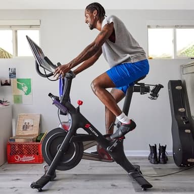 Original Peloton Bike | Indoor Stationary Exercise Bike with Immersive 22" HD Touchscreen (Updated Seat Post) - Image 2