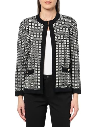 Texture Kissing Front Cardigan with PKTS - Image 1