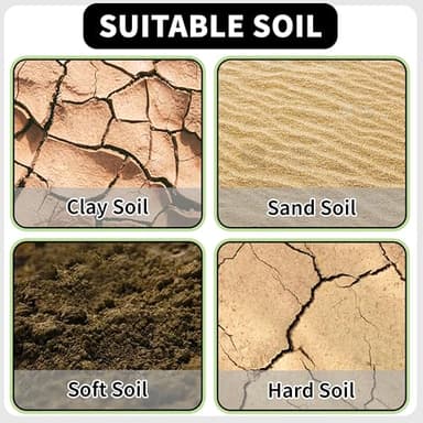 Auger Drill Bit for Planting – 3.5" x 16" and 1.6" x 16.5" Garden Auger Drill Bit for Cordless Drill,Efficient Planting Auger for Bulbs,Flowers,and Vegetables - Image 8