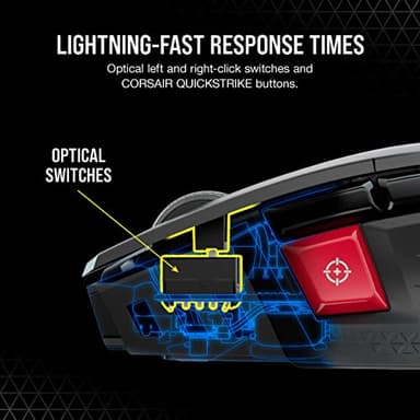 Corsair M65 RGB Ultra Wireless, Tunable FPS Wireless Gaming Mouse - Image 5