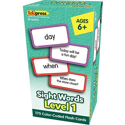 Edupress™ Sight Words Flash Cards - Level 1 - Image 1