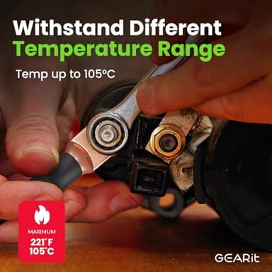 GEARit 1/0 Gauge Wire (50ft - Red Translucent) Copper Clad Aluminum CCA - Primary Automotive Wire Power/Ground, Battery Cable, Car Audio Speaker, RV Trailer, Amp, Electrical 0ga AWG 50 Feet - Image 7