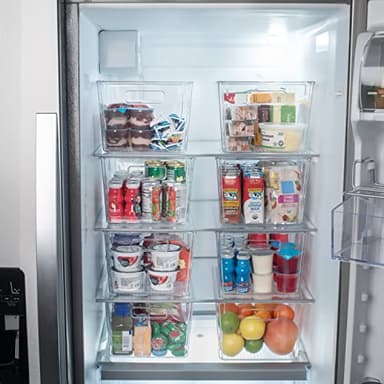 ClearSpace Plastic Storage Bins with Lids X-Large – Perfect Kitchen Organization, Desk Organizer or Pantry Storage – Desktop Organizer, Pantry Organization and Storage Bins, Cabinet Organizers - Image 3