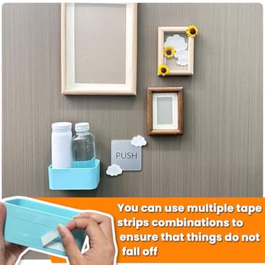Tikfoam Double Sided Tape Heavy Duty, Mounting Dots Adhesive Removable, Multipurpose Tape for Picture, Poster, Art Craft, Decoration, Party Supplies 272Pcs - Image 6