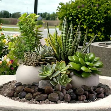 HappyFiller Natural Decorative Red Pebbles Polished Gravel Rocks Stones for Aquarium,Fish Turtle Tank,Outdoor Indoor Plants Top Dressing,Succulents Soil Cover,Garden Landscaping,10 LB - Image 2