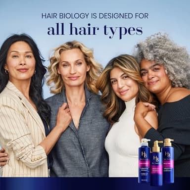 Hair Biology Full & Vibrant Set Including: Volumizing Shampoo (12.8 Fl Oz), Conditioner (12.8 Fl Oz) & Thickening Treatment (6.4 Fl Oz), for Thin or Fine Hair, Biotin Infused, Paraben-Free, Color-Safe - Image 8
