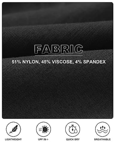 MoFiz Women's Cargo Capris Pants Loose Fit Casual Hiking Pants Lightweight Quick Dry Travel Summer Pants for Women Black XL - Image 5