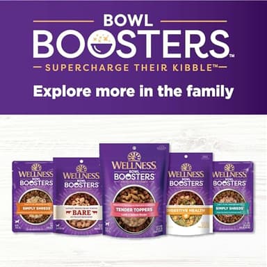 Wellness Bowl Boosters Bare, Dog Food Topper for Small, Medium, & Large Breeds, Grain Free, Natural, Freeze Dried, Beef, 4 Ounce Bag (Pack of 1) - Image 7