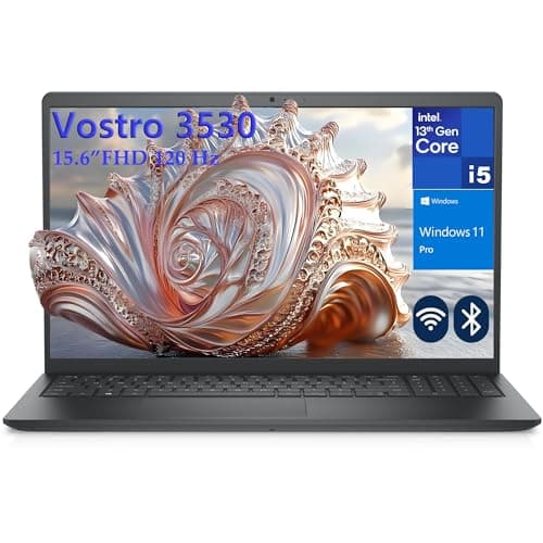 Dell 15.6" Laptop Computer for Business & Home Student, Intel Core i5-1334U Processor (Beat i7-1250U), 16GB DDR4 RAM, 512GB PCIe SSD, WiFi, Bluetooth, Black, 15 Inch Vostro 3530, Windows 11 Pro AZ-XUT - Image 1
