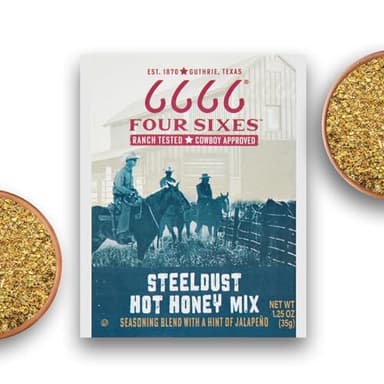 6666 Four Sixes Steeldust Hot Honey Seasoning Mix, 1.25 Ounce - Image 8