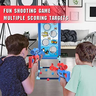 YEEBAY Shooting Game Toy for Age 6, 7, 8,9,10+ Years Old Kids, Boys - 2pk Air Guns & Shooting Target & 24 Foam Balls - Ideal Gift - Compatible with Toy Guns - Image 6