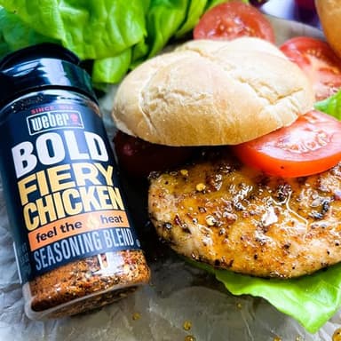Weber BOLD Fiery Chicken Seasoning Blend, 5.8 Ounce Shaker (Pack of 6) - Image 6
