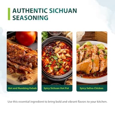 Soeos Sichuan Peppercorns, 6oz(170g), Authentic Szechuan Peppercorns, Less Seeds, Numbing and Tingle Flavor, Whole Sichuan Pepper for Mapo Tofu, Kung Pao Chicken and Chinese Cuisine - Image 7