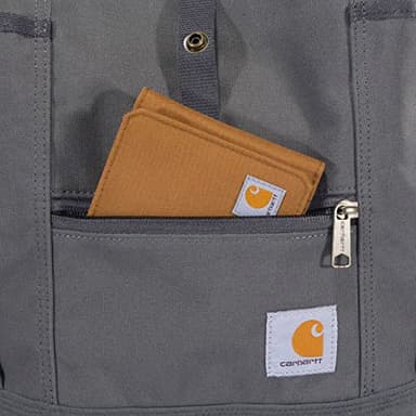 Carhartt Convertible Backpack Tote, Durable Tote Bag with Adjustable Backpack Straps and Laptop Sleeve, Gray - Image 4