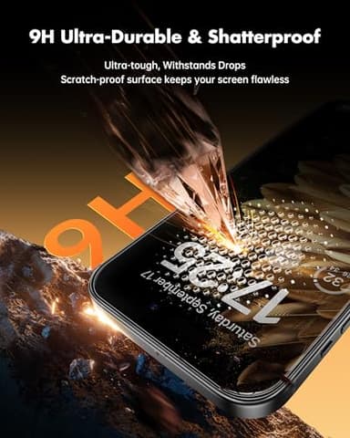 UNBREAKcable Privacy Screen Protector for iPhone 15 Plus, Anti-Spy Shatterproof Tempered Glass [True 28°Anti Spy] [9H Hardness] [Easy Installation Frame] Black Protector for iPhone 6.7" - 2 Pack - Image 4