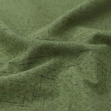 KOUFALL Dining Room Curtains for Christmas,Blackout Linen Neutral Forest Grass Green Boho Office Curtains for Windows at Home - Image 8