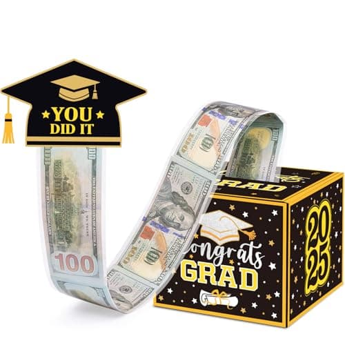 Meiidoshine Graduation Gifts, Graduation Money Box, Surprise Grad Money Holder with Pull Out Card, Class of 2025 Funny Cash Gift Ideas for Boys Girls High School College - Image 1