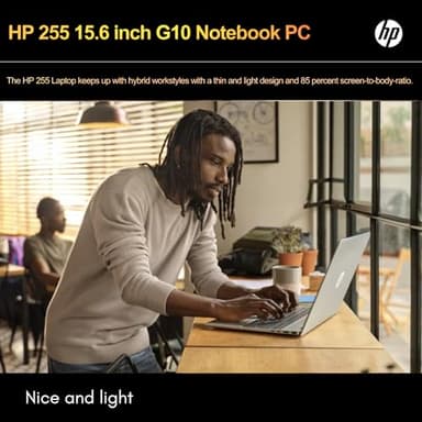 HP 255 G10 Laptop for Home or Work, 16GB RAM, 1TB SSD, 15.6" Full HD, Ryzen 3 7330U (Beat Intel i5-1135G7), HDMI, USB-C, Windows 11 Pro, Business and Fun Ready - Image 4