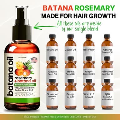 Batana Oil for Hair Growth - 100% Pure, Organic, Cold-Pressed, Unrefined from Honduras by Dr. Sebi - Natural, Vegan for Strong Roots and Thick Hair - Wild Growth for Hair, 2oz - Image 4