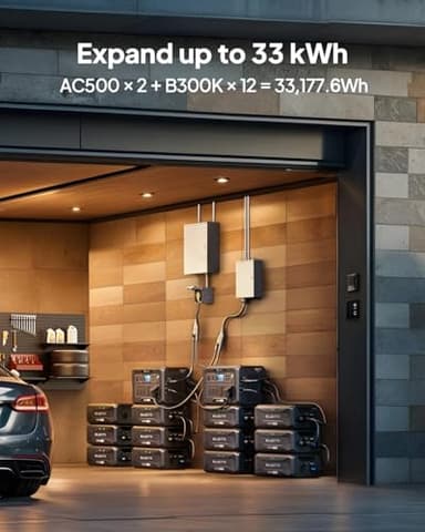 BLUETTI B300K Expansion Battery, 2764.8Wh LiFePO4 Battery Pack for Power Station AC200L AC300 AC500 AC200MAX, Extra Battery for Home, Emergency, Road Trip - Image 6