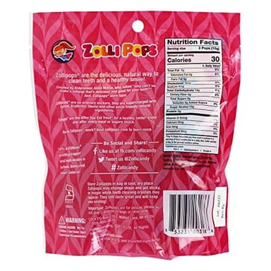 Zollipops - Holiday Strawberry Pack - Clean Teeth Lollipops, 3.1 Oz - Image 2