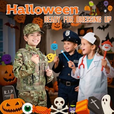 GIFTINBOX Army Costume for Boys, Kids Military Costumes with Military Vest, Soldier Boy Costume with Army Toy Accessories, Halloween Costumes for Boys Kids 3-13 - Image 7