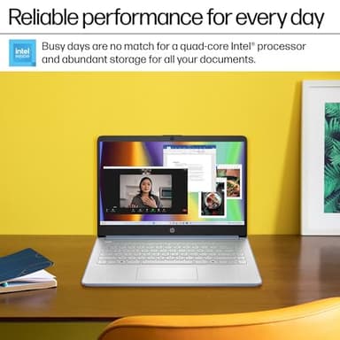 HP 14" Laptop 2025 Business Student Slim Computer, Lifetime MS Office, Copilot AI, Quad-Core Intel CPU, 16GB RAM, 628GB Storage (128GB UFS+500GB Ext), MarxsolAccessory, Wi-Fi 6, Win 11 Pro, Sky Blue - Image 7