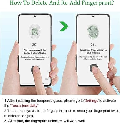 NEW'C 3 Pack Designed for Samsung Galaxy S22 5G, Screen Protector Tempered Glass, Case Friendly Anti Scratch Bubble Free Ultra Resistant - Image 7
