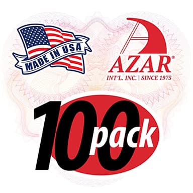 Azar Displays, 252922-100PK, Counter Trifold Brochure Holder with Horizontal Business Card Holder, Brochure Display Stand with Gift Card Pocket Flyer Holder Clear Card Display for Literature, 100-Pack - Image 5