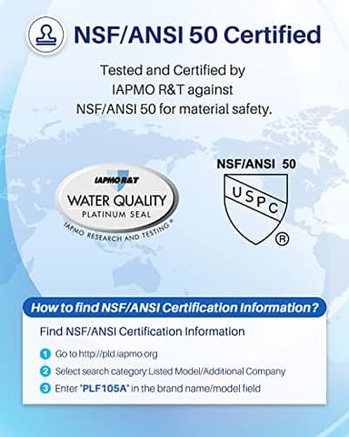 POOLPURE PCC105-PAK4 Replaces Pentair CCP420, 178584, Ultral-A6, Unicel C-7471, 817-0106, R173576, Filbur FC-1977, 570-0425-07, Pentair Clean and Clear Plus 420, L x OD: 26"x7", 4X105 sq.ft. Cartridge - Image 2